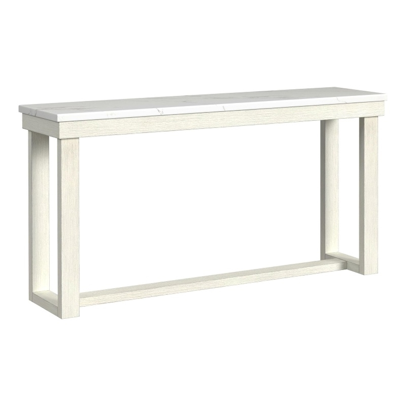 Picket House Furnishings Jocelyn Sofa Table in Brushed White