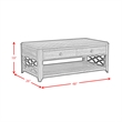 Picket House Furnishings Stark Lift-Top Coffee Table in Cherry