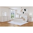 Picket House Furnishings Rhiannon King Storage 5PC Bedroom Set in Antique White