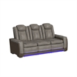 Picket House Furnishings Niven Power Motion Sofa in Rocky Gray/Brown