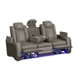 Picket House Furnishings Niven Power Motion Sofa in Rocky Gray/Brown