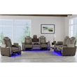 Picket House Furnishings Niven 3PC Living Room Set in Rocky Gray/Brown