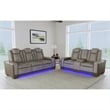 Picket House Furnishings Niven 2PC Living Room Set in Rocky Grey/Brown