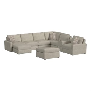 picket house furnishings prime unit 8pc sectional set with lhf chaise