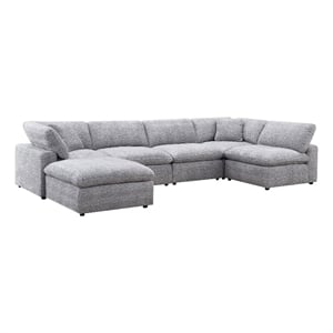 picket house furnishings haven modular 6pc living room set in zaftag dove