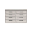 Picket House Furnishings Rhiannon 8-Drawer Dresser in Antique White