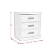 Picket House Furnishings Rhiannon King Storage 3PC Bedroom Set in Antique White