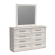 Picket House Furnishings Rhiannon Queen Storage 5PC Bedroom Set in Antique White