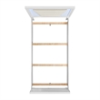 Picket House Furnishings Xena Twin UPH Bed with Lights in White