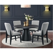 Picket House Furnishings Canal 5PC Standard Height Dining Set in Black