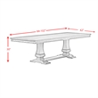 Picket House Furnishings Stark 7PC Standard Height Dining Set in Cherry