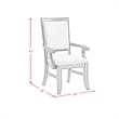 Picket House Furnishings Stark 7PC Standard Height Dining Set in Cherry
