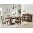 Picket House Furnishings Stark 7PC Standard Height Dining Set in Cherry