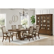 Picket House Furnishings Stark 7PC Standard Height Dining Set in Cherry