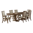 Picket House Furnishings Stark 7PC Standard Height Dining Set in Cherry