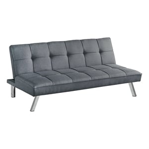 picket house furnishings mcallen sleeper sofa in sandra grey