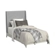 Picket House Furnishings Clare Twin 5PC Bedroom Set with Grey Fabric in Almond