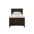Picket House Furnishings Santino Twin Captains Bed in Espresso