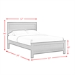 Picket House Furnishings Santino Full Panel 5PC Bedroom Set in Espresso