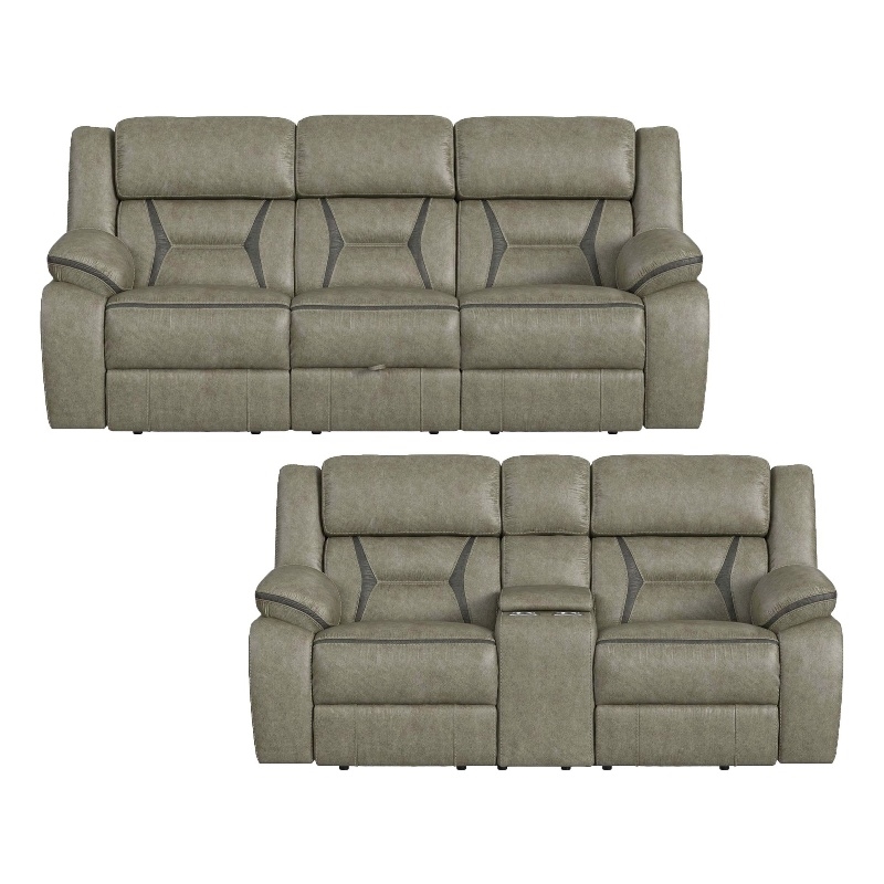 Picket House Furnishings Kaoru 2PC Living Room Set - Corral Grey