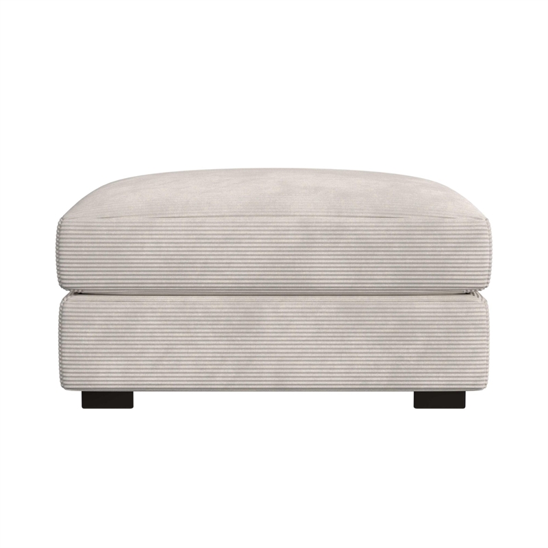 Picket House Furnishings Mesa Modular Ottoman in Steno Beige