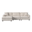 Picket House Furnishings Mesa Modular 3PC Sectional Set with LHF Chaise - Beige