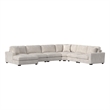 Picket House Furnishings Mesa Modular 6PC Sectional Set with LHF Chaise - Beige