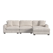 Picket House Furnishings Mesa Modular 3PC Sectional Set with RHF Chaise - Beige