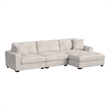 Picket House Furnishings Mesa Modular 3PC Sectional Set with RHF Chaise - Beige