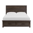 Picket House Furnishings Canyon Ridge King Storage Bed in Charcoal