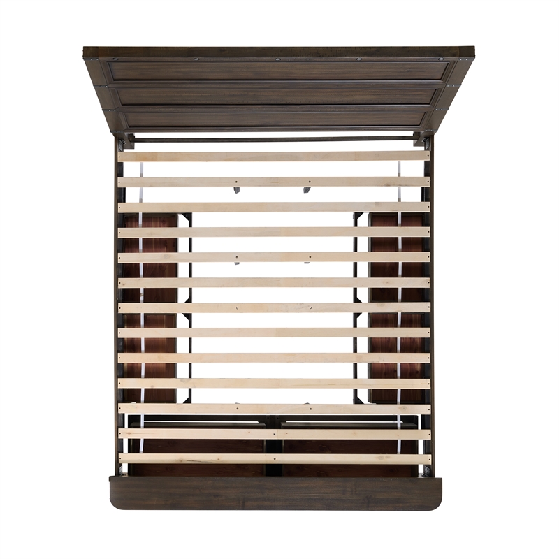 Picket House Furnishings Canyon Ridge King Storage Bed in Charcoal