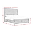 Picket House Furnishings Canyon Ridge King Storage Bed in Charcoal