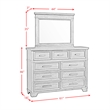 Picket House Furnishings Canyon Ridge King Storage 5PC Bedroom Set in Charcoal