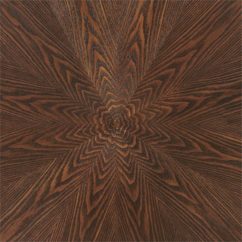 Picket House Furnishings Williams Round Coffee Table in Walnut