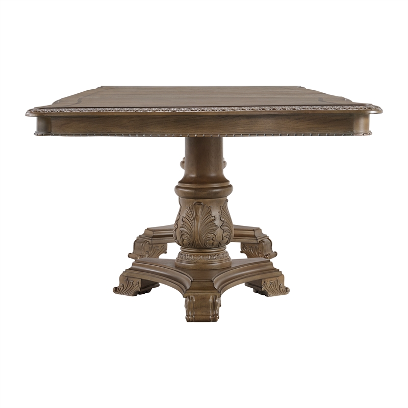 Picket House Furnishings Denali Rectangular Dining Table with 2 Leaves in Walnut