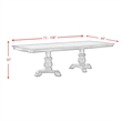 Picket House Furnishings Denali Rectangular Dining Table with 2 Leaves in Walnut