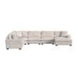 Picket House Furnishings Mesa Modular 6PC Sectional Set with RHF Chaise - Beige