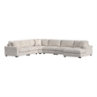 Picket House Furnishings Mesa Modular 6PC Sectional Set with RHF Chaise - Beige