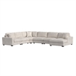 Picket House Furnishings Mesa Modular 7PC Sectional Set with RHF Chaise - Beige