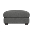 Picket House Furnishings Mesa Modular Ottoman in Steno Charcoal