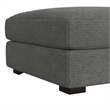 Picket House Furnishings Mesa Modular Ottoman in Steno Charcoal