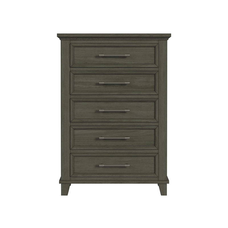 Picket House Furnishings Henrik 5-Drawer Chest in Gray