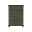 Picket House Furnishings Henrik 5-Drawer Chest in Gray
