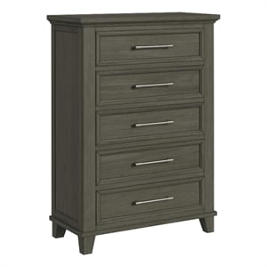 Picket House Furnishings Henrik 5-Drawer Chest in Gray