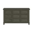 Picket House Furnishings Henrik 9-Drawer Dresser in Gray