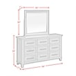 Picket House Furnishings Henrik Dresser and Mirror Set in Grey