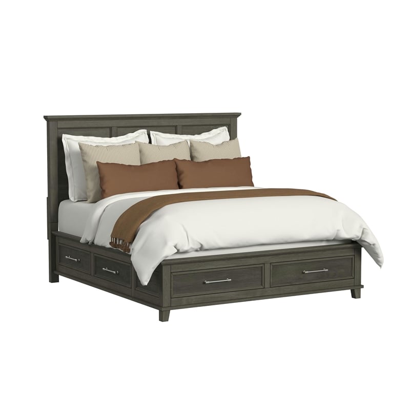 Picket House Furnishings Henrik King Storage 3PC Bedroom Set in Gray