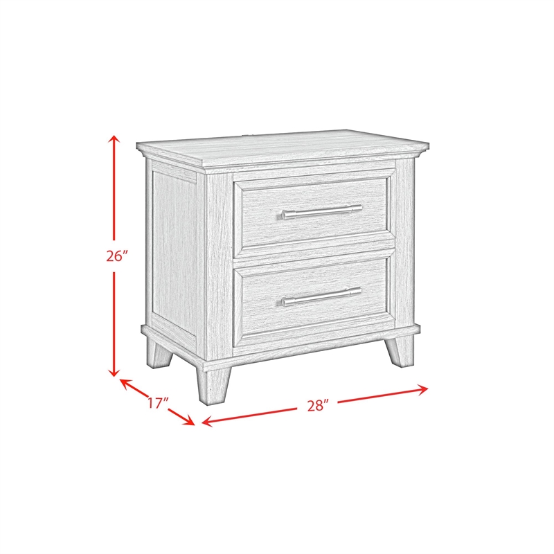 Picket House Furnishings Henrik Queen Storage 3PC Bedroom Set in Gray