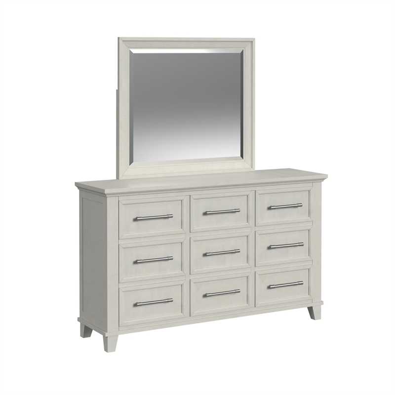 Picket House Furnishings Henrik King Storage 5PC Bedroom Set in Ivory