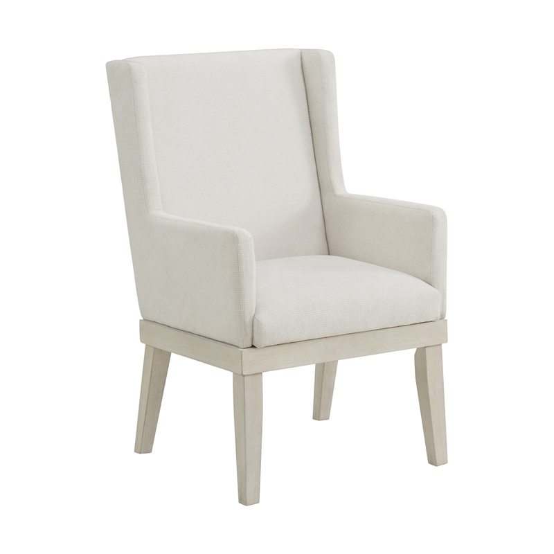 Picket House Furnishings Rhiannon Dining Arm Chair Set in Antique White